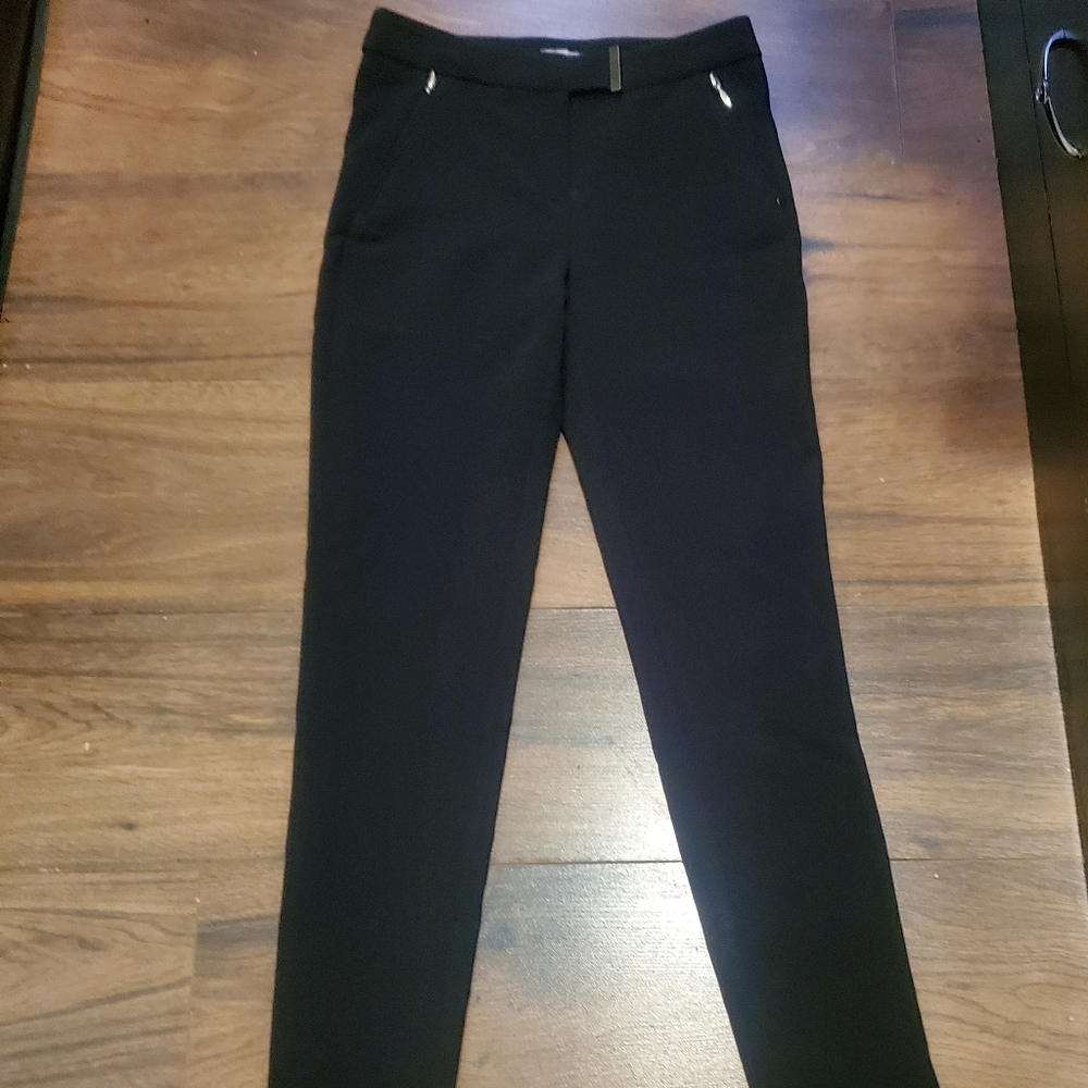 BLACK DRESS PANTS WITH GOLD DETAILING Size XS/S